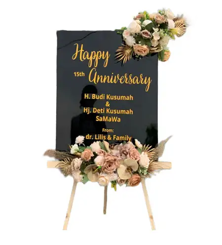 Papan Bunga Akrilik Campoan